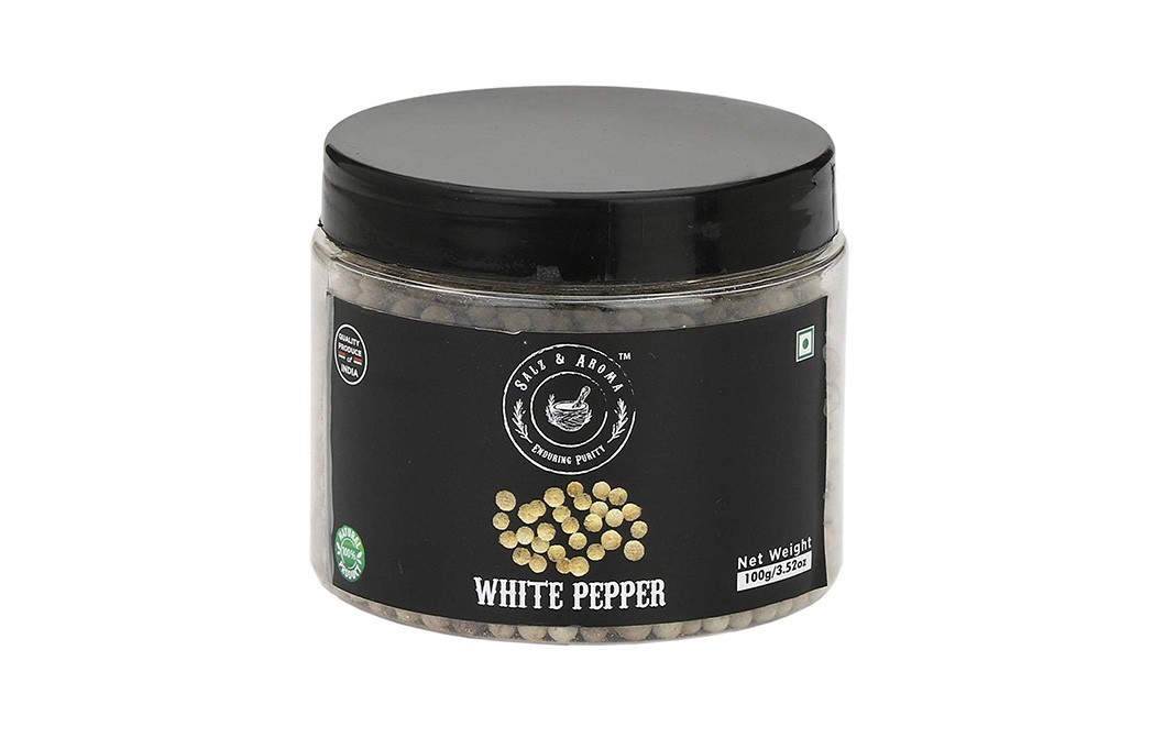 Salz & Aroma White Pepper    Jar  100 grams